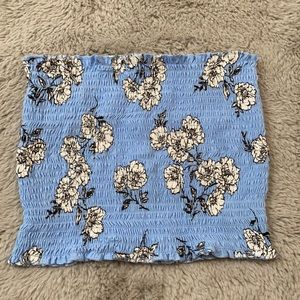 Floral tube top